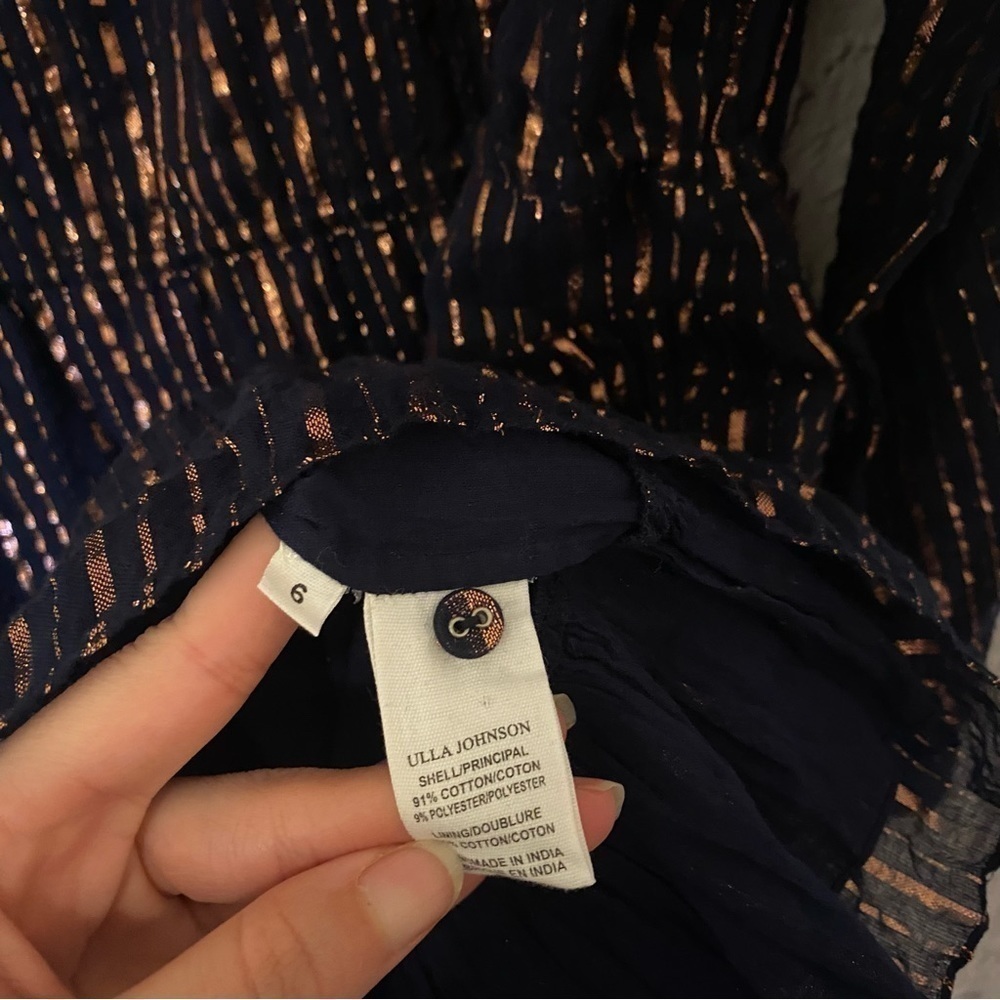 Ulla Johnson Della Dress Midnight 6 - Picture 12 of 13